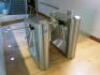 ITAB Barrier Entrance with 2 x Turnstiles & Frosted Glass Gate. Comes with Keys. NOTE: buyer to arrange removal and leave safe. - 6