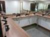 Contents of Locker & Changing Rooms to Include: 6 x Hair Dryers, Iron with Fold Down Board & LG TV in Men's Changing Room, 7 x Straighteners, 14 x Hairdryers, Iron with Fold Down Board & LG TV in Ladies Changing Room/Hair Room. NOTE: buyer to disconnect a