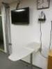 Contents of Locker & Changing Rooms to Include: 6 x Hair Dryers, Iron with Fold Down Board & LG TV in Men's Changing Room, 7 x Straighteners, 14 x Hairdryers, Iron with Fold Down Board & LG TV in Ladies Changing Room/Hair Room. NOTE: buyer to disconnect a - 9