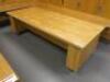 3 x Changing Room Benches, Size H46 x W150 x D60cm & 4 x Wooden Stools, Size H58cm. - 3