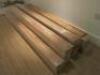 Approx 7 x Packs of 6, Oak Wood Style Foam Backed Boards. Size of Board 220 x 15cm. Total Approx 13sqm.