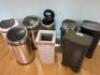 5 x Brabantia Bins, 2 x Curver & 1 x Other (As Pictured). - 2