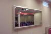 2 x LED Back Illuminated Framed Wall Mirrors, 96" Wide