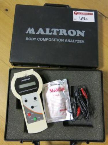 Maltron Body Composition Analyzer in Carry Case.