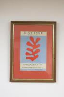 After Henri Matisse (1869-1954) 'Matisse Papiers Decoupes' Print (Matisse 52). Framed, Glazed & Mounted. Size 33 x 26cm.