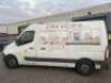 LY13 NJF: Renault Master MM35 DCI 100 Panel Van. Manual 6 Gears, Diesel, 2299cc. Mileage 71,762, MOT Expires 4th January 2023. Comes with V5, Key & Rear Deadlock Key. - 2