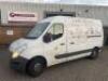 LY13 NJF: Renault Master MM35 DCI 100 Panel Van. Manual 6 Gears, Diesel, 2299cc. Mileage 71,762, MOT Expires 4th January 2023. Comes with V5, Key & Rear Deadlock Key. - 14