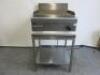 Lincat Stainless Steel Electric Hot Plate, Model GS6, S/N 30304350. Comes with Stainless Steel Table with Shelf Under.