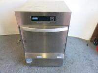 Winterhalter Gastronorm U Series Stainless Steel Undercounter Dishwasher, Model UC-L, S/N 3108426, DOM 2020. Size H90 x W60 x D60cm. Comes with 5 Trays.