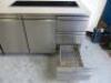 Foster Eco Pro G2 Mobile Stainless Steel Under Counter Double Door & Triple Drawer Open Top Servery Refrigerator, Model 12/939, S/N E6002692, DOM 2021, Size H85 x W186 x D70cm. - 4
