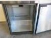 Foster Stainless Steel Under Counter Single Door refrigerator, Model HR150-A, S/N E5587286. Size H83 x W60 x D65cm. - 2
