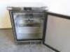 True Stainless Steel Single Door Under Counter Refrigerator, Model TUC-24-HC, S/N 9871082. Size H80 x W60 x D65cm. - 2