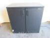 Gamko 2 Door Under Counter Bottle Cooler, Model MG2/250DD, S/N 202042000110. Size H90 x W90 x D50cm. Comes with 2 Shelves.