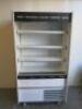 Williams Refrigerated Multideck with Night Blind, Model R100-WCN-R2, S/N 2111/935200. Size H175 x W95 x D60cm. - 2