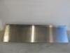 2 x Stainless Steel Shelves with Brackets, Size L120 x D35cm. - 2