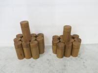 12 x Pairs of Wooden Salt & Pepper Mills.