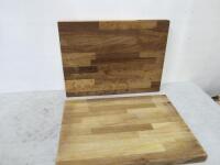 2 x Row & Sons Hardwood Chopping Boards.