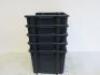 5 x Plastic Stackable Crates. - 2