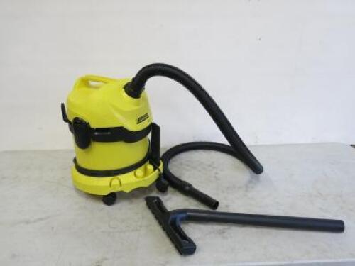 Karcher WD2 Wet & Dry Vacuum Cleaner with Attachments ( As Viewed/Pictured).