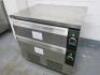 Polar Stainless Steel 2 Drawer Counter Fridge, Model DA996-02, S/N 9199771, Size H87 x W90 x D70cm. - 2