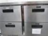 Polar Stainless Steel 6 Drawer Counter Fridge, Model CR711, s/n 20103237, Size H85 x W135 x D70cm. - 3