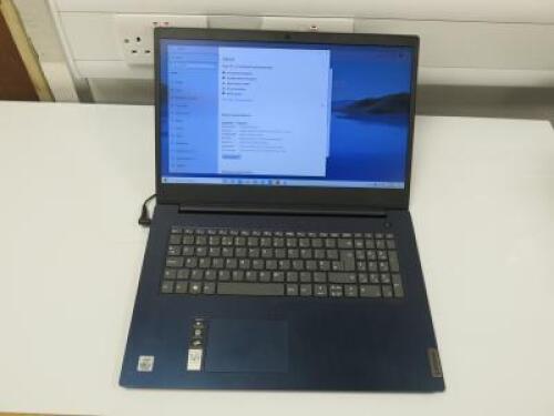 Lenovo 17" Ideapad 3 17IML05, Model 81WC. Running Windows 10 Home. Intel Core i3-1011OU, 2.10Ghz, 4.00GB RAM, 238 GB HDD. Comes with Power Supply & Original Box.