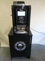 Evoca 'Vienna' Bean to Cup Cofffee Machine. Full HD Touch Screen, Type Krea Touch, Model ESB4SR UK/Q, 240V. DOM 07/19. Comes with Manual, FlowJet Water Filtration System, Key & Storage Cupboard. 