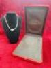 Cartier Agrafe 18ct White Gold and Diamond Necklace in Presentation Box with Original Certificate Number 768890, 29th January 2007, S/N 50010B. - 8