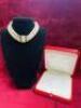 Triple Row HBJ Pearl Choker Necklace in Presentation Box.