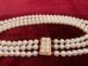 Triple Row HBJ Pearl Choker Necklace in Presentation Box. - 3