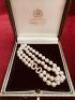 Twin Row Pearl Bracelet with 18ct Gold Clasp in Presentation Case. - 3