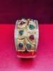 Adler 18ct Gold, Diamond, Ruby, Emerald & Sapphire Bangle in Presentation Box. - 7