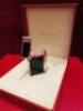 S.T. Dupont Ligne 2, Slim Lighter, Palladium, Black lacquer in Presentation Case. - 3