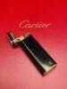 Cartier Lighter in Black Lacquer with Gold Plated Parts. - 2