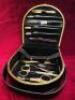 Asprey of Bond Street, Pfeilring Solingen 11 Piece Manicure Set in Leather Travel Case (Appears Unused). - 4