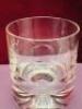 Set of 4 Asprey Clear Glass Tumblers in Original Box. NOTE: 1 glass cracked. - 5