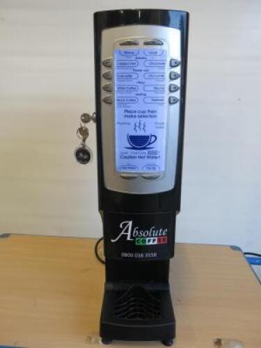 Absolute Coffee Instant Coffee Machine, Model TINO, S/N MAG4634.