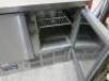 Polar Stainless Steel 3 Door Refrigerated Salad/Pizza Prep Counter - 3