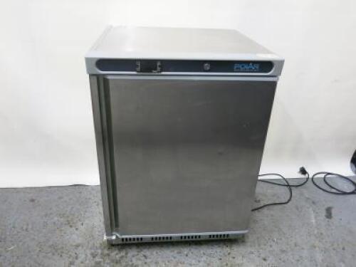 Polar Under Counter Stainless Steel Freezer