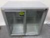 LEC Commercial 2 Sliding Door Bottle Cooler