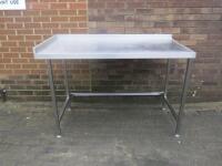 Stainless Steel Prep Table, Size H90 x W135 x D70cm.