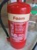 5 x New Fire Extinguishers to Include: 3 x Foam & 2 x CO2. Purchased 09/2021. - 2