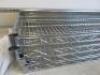 4 Shelf Chrome Steel Rack, Size H190 x W120 x D60cm. - 2