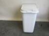 3 x Rubbermaid Mobile Ingredient Bins with 1 Scoop. - 3