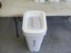 5 x Ubin Recycling Bins with 4 Lids, Size H80cm. - 4