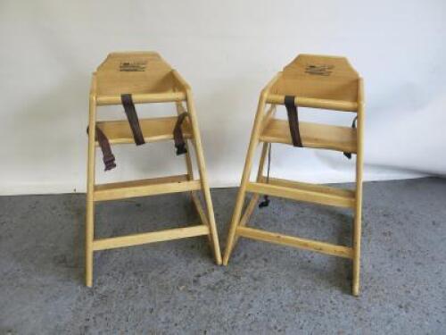 Pair of Tablecrafts Children's High Chair.