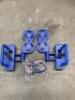 Pallet Containing 17 Boxes of New/Unused Sliding Sleeve & Barbell Rod Ring Pully's in Blue. - 2