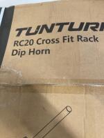 Tunturi RC20 Cross Fit Rack, Dip Horn, As New/Unused in Damaged Box.