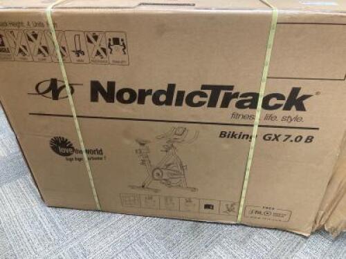 NordicTrack GX7.0B Exercise Bike, Boxed As New/Unused, Requires Assembly, Unchecked.