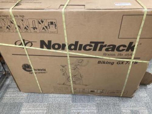 NordicTrack GX7.0B Exercise Bike, Boxed As New/Unused, Requires Assembly, Unchecked.